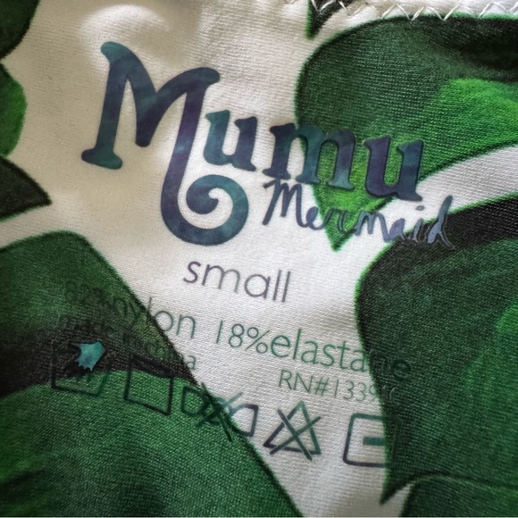 Show Me Your Mumu Amalfi Palm Leaf One Piece Swimsuit Size S - Picture 10 of 16